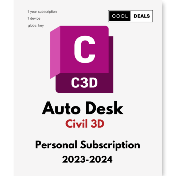 Civil 3D Subscription | premium account for 1 year