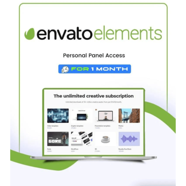Envato Elements Premium Personal Subscription